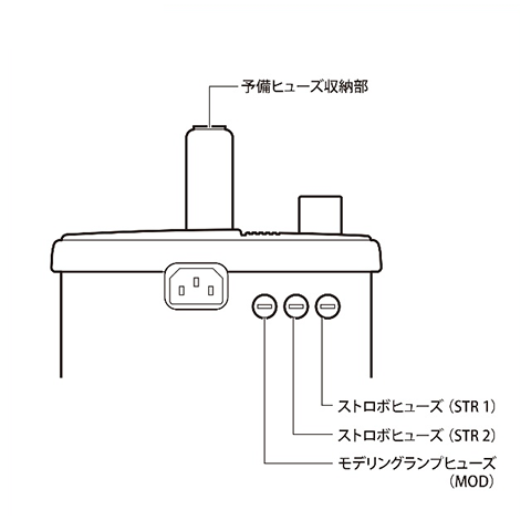 CS-2400Tヒューズ詳細画像